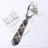 Uniforme Perezoso Estilo Japonés Harajuku Jk Corbata Pequeña Camisa Estilo Universitario para Mujer Corbata de Moño Unisex Estudiante Tendencia Ins