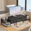 Armazenamento e Organização para Sala de Estudo Suporte de Resfriamento para Computador Suporte de Mesa Extraível para Computador de Escritório Suporte de Elevação para Computador