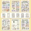 18 Adesivos Grandes de Lista de Tarefas Domésticas, Pequenas Dicas para Limpeza da Casa, Técnicas de Armazenamento e Organização, Adesivos Decorativos para Desktop