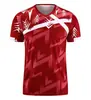 Uniforme de Futebol V-neck Novo de Verão Terno Uniforme de Time Placa Leve Camisa de Manga Curta Masculina e Feminina Terno de Treinamento Esportivo de Competição T1