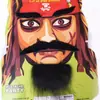 Halloween Mascarada Barba Suministros para Fiesta Barba Falsa Simulada Barba Falsa Divertida Accesorios para Barba de Navidad