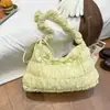 Bolsa Cruzada 2026 Estilo Coreano Nube Suave para Mujer, Bolso de Hombro Plegado de Nicho, Bolso Cruzado Acolchado de Moda