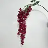 Decoração de Casamento Vermelha Flores Artificiais Hall de Casamento de Hotel Flores Decorativas para Guia de Estrada Flores Decorativas para Novo Salão de Casamento Chinês