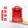 Mesa de Altar de Resina Estilo Chinês para Mesa de Casa e Escritório, Altar de Oferendas do Deus da Riqueza para Alívio do Estresse, Ornamento Feng Shui, Autêntico