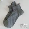 Meias Femininas Curtas, Algodão Puro, Estilo Verão Fino, Laço, Sem Costura, Antiderrapante, Malha, Estilo Trendy Ins, Meias Brancas para Tornozelo