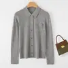 Camisas de Diseñador para Mujer, Prendas Exteriores Populares, Prendas de Punto, Cárdigans, Suéteres, Tops de Hilo Yangzi de Hilo Fino 2026