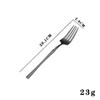 Talheres de Aço Inoxidável Transfronteiriços Colher Pequena para Sobremesa, Colher de Chá, Faca, Garfo e Colher para Bife Ocidentais para Casa, Restaurante, Café, Hotel