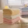 Manta de franela para las cuatro estaciones manta para siesta y ocio manta de vellón de coral para aire acondicionado manta de vellón de doble cara colcha pequeña para el aula sábana