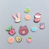 Nova resina acrílica patch bonito forma dos desenhos animados pintura spray diy material acessórios para o cabelo acessórios de jóias