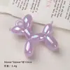 Acessórios de Desenho Animado DIY Enfeites ABS Galvanizado Cachorro Cola de Chantilly Presilha de Cabelo Capa de Celular Fivela de Sapato Chaveiro Pingente Acessórios