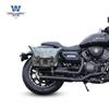 Carro muscle Wolf adequado para Zhuang Wei V400 bolsa lateral bolsa lateral pode ser instalado capacete meio capacete capacete completo com trava quadro de liberação rápida modificação