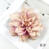 Pintura al Óleo Cabeza de Dalia DIY Dalia Flor Falsa Tocado Horquilla Flor Material Accesorios Hogar Fotografía Floricultura Atrezzo