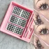 Pestañas postizas transfronterizas de Amazon, populares en Europa y América, DIY, transparentes y ligeras, estilo 'hot girl' para el día a día, mestiza asiática