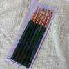 Tampa de caneta de unha verde escuro pincel de fototerapia ouro rosa caneta para desenhar linha pintura escultura caneta serrilhada kit de unha florido