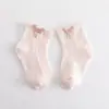 Meias para Bebê, Estilo Verão Fino e Respirável, Meias de Cano Curto para Recém-Nascidos e Crianças, Design de Desenho Animado Super Fofo, 0-9 Meses