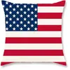 Almofada Comemorativa do 250º Aniversário do Dia da Independência Americana Decoração de Casa Almofada de Sofá Linho Almofada de Cabeceira Design Personalizável