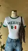 Camiseta de Manga Corta de Moda Ajustada con Estampado del Mundial de México de Verano 2026