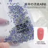Pacote Completo de 1440 Diamantes para Nail Art Hot-Bottomed 1440 Peças Joias de Diamante para Unhas Atacado Grades Planas Coloridas Pequenos Redondos de Vidro Joias de Diamante para Unhas