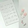 Carving para Nail Art Molde de Relevo Fino Silicone 3D Laço Flor Decoração de Alta Transparência Atacado Molde para Unhas