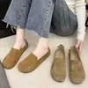 Mocasines de suela plana 2026 modelo nuevo, zapatos casuales sin cordones de suela blanda, antideslizantes y mate para mujer, adecuados para madres y para el trabajo