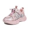 Zapatos de Niña 2025 Nuevo Primavera Zapatillas de Princesa de Suela Blanda para Niños Niña Corriendo Dibujos Animados Zapatos Torre Niño Grande