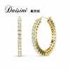 Brincos Grandes Transfronteiriços Daisi Ni Usam Cristais Swarovski Elementais Brincos de Cristal Design de Nicho Feminino