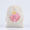 Bolsa para Resaca Transfronteriza Punto Fiesta Bolsa de Regalo para Vacaciones Embalaje para Joyería Dorada y Plateada Bolsa de Algodón con Cordón Impresión Biselada