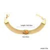 Pulsera de Diseño Minimalista Versátil Europea y Americana, Estilo de Nicho de Lujo Ligero, Chapado en Oro de 18 Quilates, Joyería con Cuentas de Circonita de Colores de Comercio Exterior, Pulsera Transfronteriza