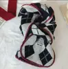 Bufanda de Lana de Punto a Cuadros con Forma de Diamante Dongdaemun para Mujer 2025 Nueva Bufanda de Lana Versátil Cálida Protectora del Cuello