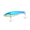 Dente de dragão vib lure lantejoulas chapa de ferro metal VIB sangue gancho longe fundido mar pesca mar de água doce Poleiro preto