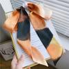 Bufanda de Seda de Moda que Combina con Todo Cinturón para el Cabello Estilo Chino Lazo Bolsa Cinturón Decorativo Primavera y Verano Nuevo Estilo Bufanda Larga Estrecha Fina