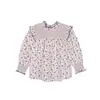 Ropa para Niños Estilo Nuevo 2026, Camisas Florales para Niñas, Tops de Manga Larga para Niños, Camisas de Algodón de Moda para Bebés Primavera 791