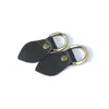 Accesorios Pequeños para Modificación de Bolsos: Bucles Laterales de Cuero, Anillos Colgantes de Cuero con Forma de Hoja, Herrajes para Bolsos