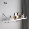 Estante de almacenamiento de pared sin perforaciones, partición de pared montada en la pared junto a la cama, decoración de pared para sala de estar, estante para router, estantería de pared