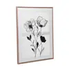 Arte de Parede Decorativa Véu de Pétalas 45cm x 60cm x 2.5cm MDF - Wolff