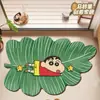 Tapetes de Chão para Banheiro, Tapetes de Chão de Lama Diatomácea para Porta de Box, Tapetes de Chão Absorventes para Banheiro de Desenho Animado, Tapetes de Chão Macios Antiderrapantes de Secagem Rápida