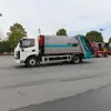 Caminhão de lixo híbrido plug-in com caixa de carga selada de alta resistência, zero emissões, para a coleta e compactação de resíduos domésticos em áreas cênicas e ruas urbanas