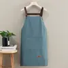 Avental Impermeável e à Prova de Óleo Doméstico Fofo Estilo Japonês Estilo Coreano Moda Masculina e Feminina Avental de Cozinha Roupas de Trabalho Avental