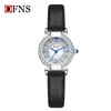 OFNS O'Fannie moda reloj de mujer diamante impermeable reloj de cuarzo reloj retro una generación de pelo