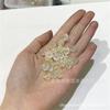 Esmalte tcheco pequena fruta 11mm Lótus acessórios de joias diy flor coração semente de lótus pingente materiais artesanais antigos