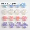 Pata de Gato DIY Cuentas Sueltas con Agujero Recto Accesorios para Cadena de Teléfono Colgante Lindo de Gelatina de Nube Materiales Collar para Mascotas Hecho a Mano
