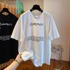 T-shirt Feminina de Manga Curta 2025 Nova Solta e Fashion Gola Redonda Verão