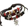 Atacado boutique pulseira antiga atacado pequeno joias de couro pulseira de couro de boi Cupido joias japonesas e coreanas