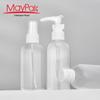 Estoque de fábrica frasco pet 100ml frasco de viagem sub-frasco Frasco para conjunto de produtos químicos diários Frasco para loção frasco plástico com spray