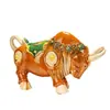 Adornos de Vaca de Cerámica Vaca Luchadora Sala de Estar Hogar Decoración Creativa Girar Gankun Escritorio de Oficina Artesanía Decoración