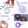 Reloj de Pulsera para Enfermera con Cuentas DIY Pegamento Suave Telescópico Conveniente Luminoso Reloj Colgante Doctor Estudiante Hebilla Fácil de Tirar Reloj de Pecho para Enfermera Reloj de Bolsillo