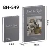 Decoração de Livro Falso Dobrável Ornamento Nórdico Simples Moderno Modelo Inglês Sala de Estar Decoração Suave Adereço Livro