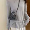2026 Verano Nueva Tendencia de Moda Bolso Casual Simple de Color Sólido Elegante Bolso Cruzado al Hombro Pequeño Cuadrado para Mujer