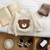 Roupas de Inverno para Bebê Meninas Animal de Desenho Animado Pelúcia Tricô Pulôver Suéter Estilo Ocidental Bebê Menina Top Quente