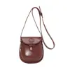 Bolsa Feminina de Luxo de Nicho Outono/Inverno 2025 Nova Bolsa de Ombro Transversal Vintage Popular Ins Bolsa Mini Selim